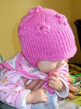 pink spring hat