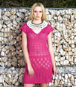 Rochie roz ajur