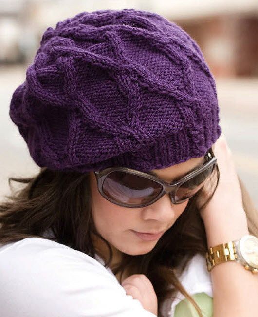 Style tricoté béret