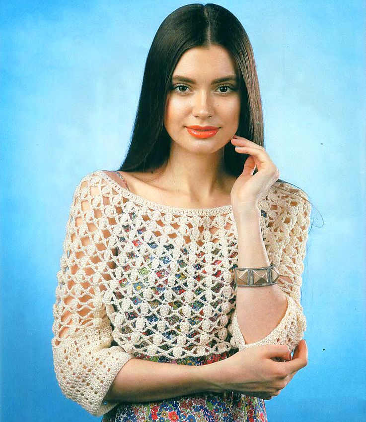 Maglione estivo corto