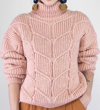 suéter rosa
